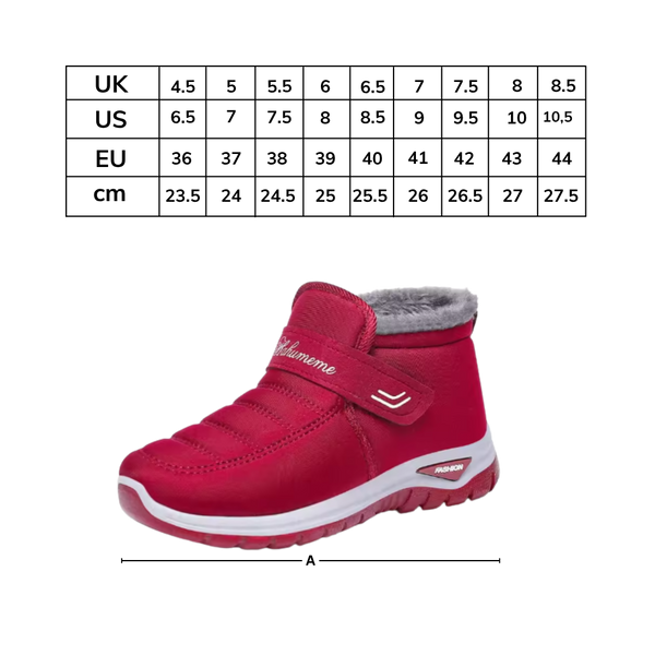 Thermal Cushioned Winter Boots With Non Slip Grip Sole Warm And Dry