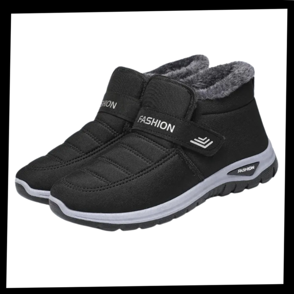 Thermal Cushioned Winter Boots With Non Slip Grip Sole Warm And Dry