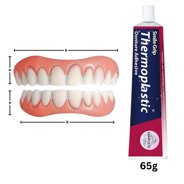 Natural Fit Denture Adhesive For All Day Comfort And Security