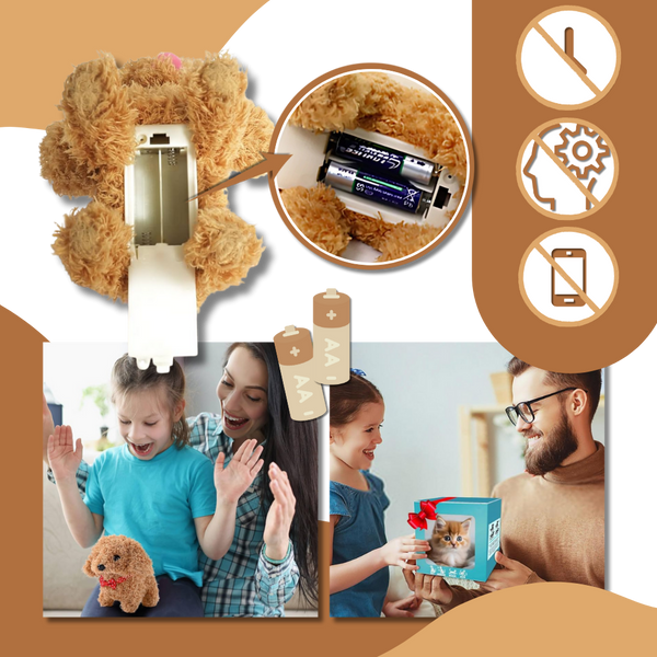 Robotic Plush Pet With Lifelike Movements And Realistic Fur