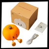 Pumpkin Night Light for Kids With Adjustable Brightness and Soft Glow