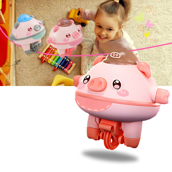 Portable Interactive Piggy Toy for Toddlers Boosting Motor Skills