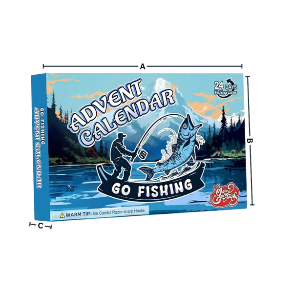 Premium Fishing Advent Calendar With Daily Tackle Surprises