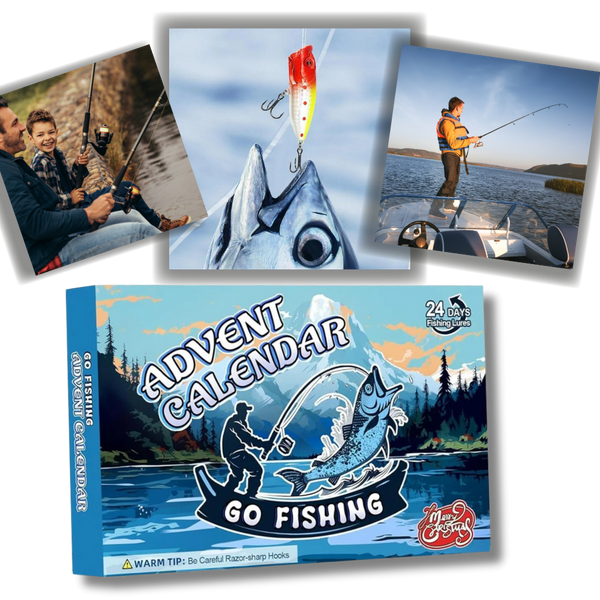 Premium Fishing Advent Calendar With Daily Tackle Surprises