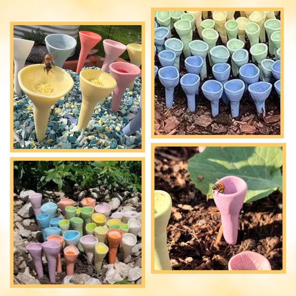 Stylish Bee Cup For Easy Hydration Of Pollinators Long Lasting
