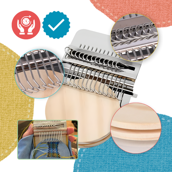 Compact Fabric Repair Loom for Quick Fixes and Creative Mending