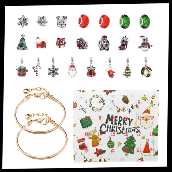 Jewelry Advent Calendar 24 Day Countdown For Daily Charm Reveals