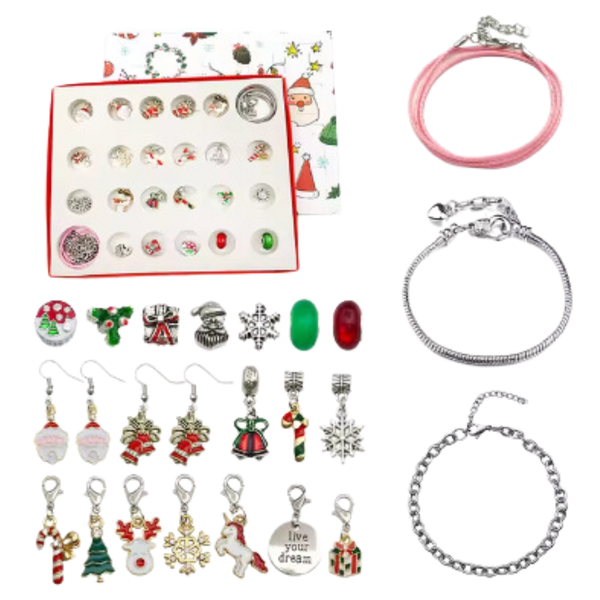 Jewelry Advent Calendar 24 Day Countdown For Daily Charm Reveals