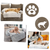 Calming Dog Furniture Protector With Plush Bolsters And Waterproof Liner