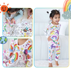 Interactive Colorable Pajama Set For Kids With Reusable Ink Patterns