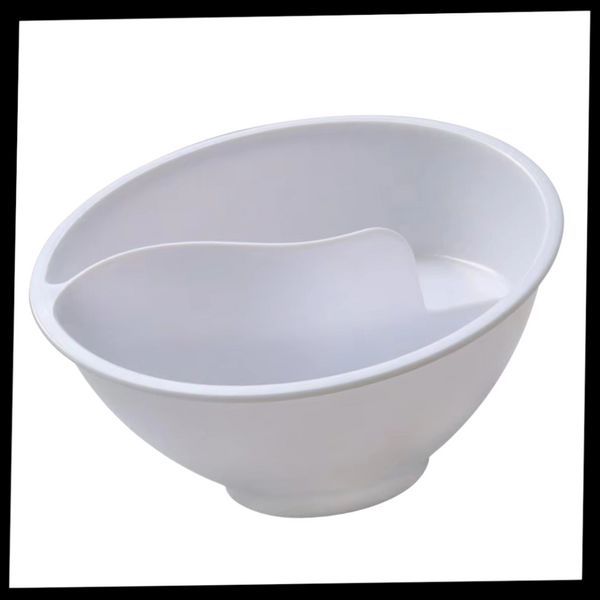 Cereal Bowl With Dual Dry And Wet Separation Keeps Crunchy Fresh