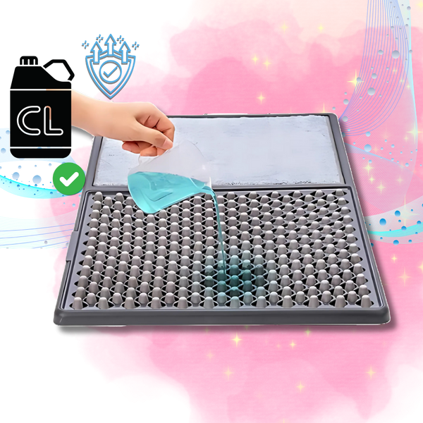 Door Mat With Dual Zone Sanitizing And Ultra Absorbent Drying