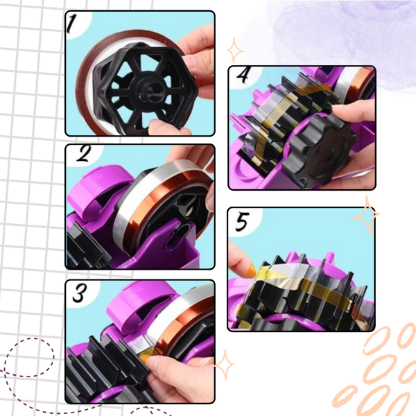 Dual Core Heat Tape Dispenser For Smooth Effortless Precise Cuts