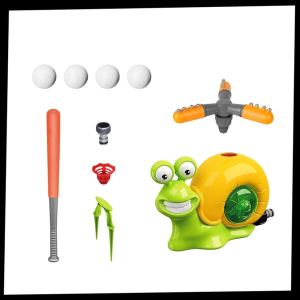 2-In-1 Water Baseball Trainer and Sprinkler for Coordinated Backyard Fun
