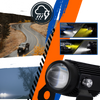 Ultra Bright Dual Color Motorcycle Headlamp For All Weather Visibility
