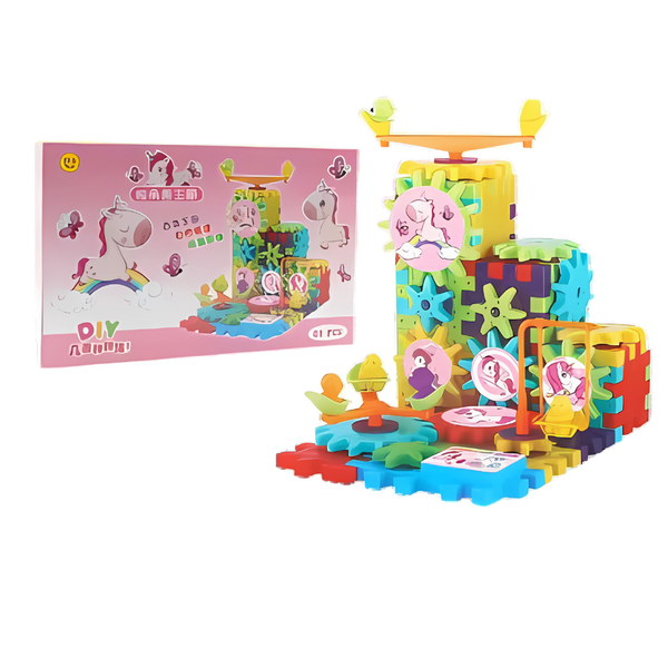 Educational Gear Building Blocks for STEM Skills and Creativity