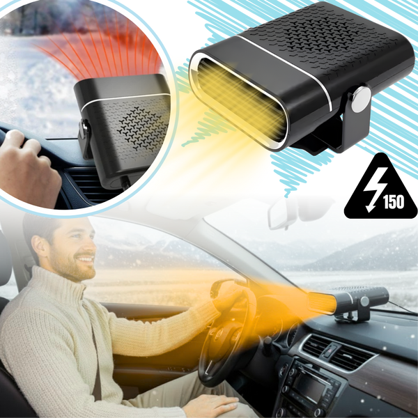 Dual Portable Car Defroster And Heater Fan For All Season Clarity