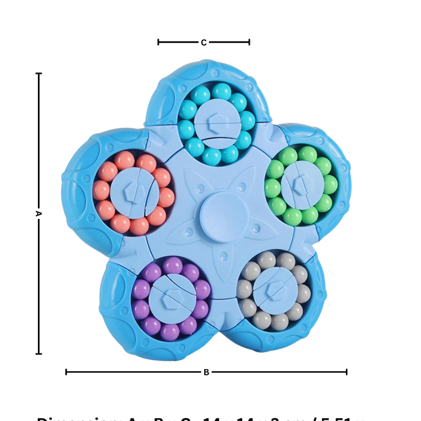 Portable Dual Function Bean Puzzle Fidget Toy for Focus and Stress Relief