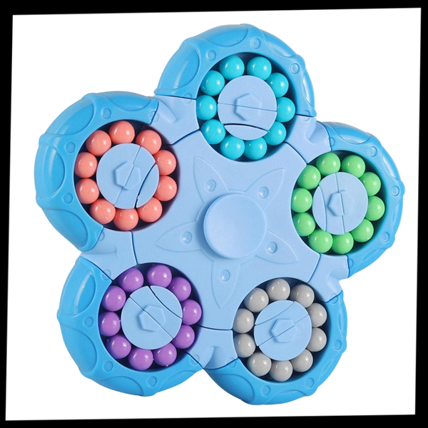 Portable Dual Function Bean Puzzle Fidget Toy for Focus and Stress Relief