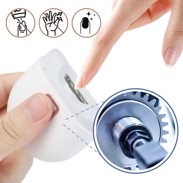 Dual Speed Electric Nail Clipper For Safe Precise Trimming