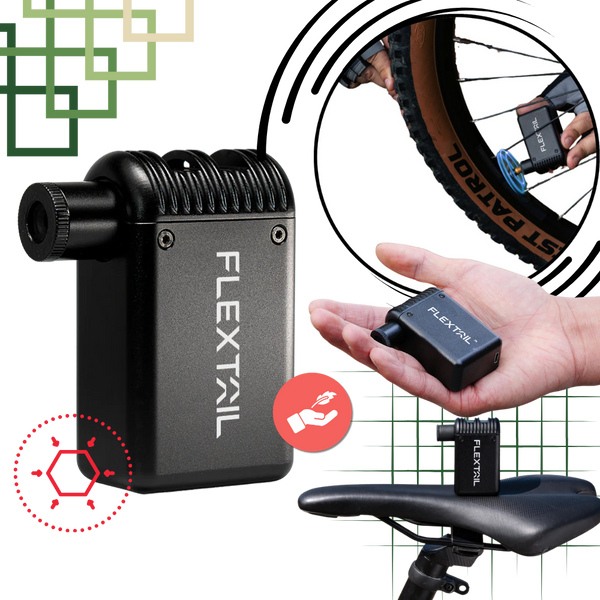 Compact Dual Valves Electric Bike Tire Pump For Quick Inflation