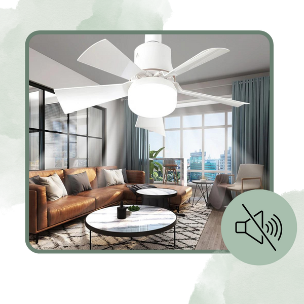 Adjustable E27 Socket Ceiling Fan Light With Remote And Timer