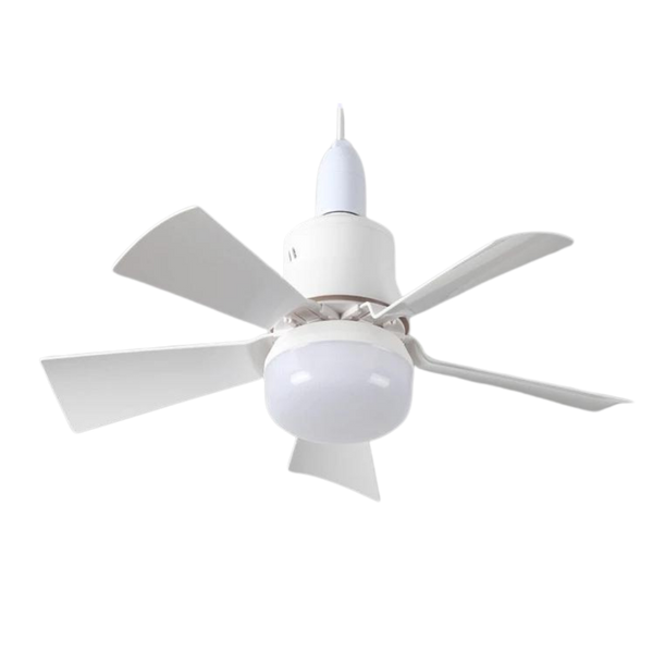Adjustable E27 Socket Ceiling Fan Light With Remote And Timer