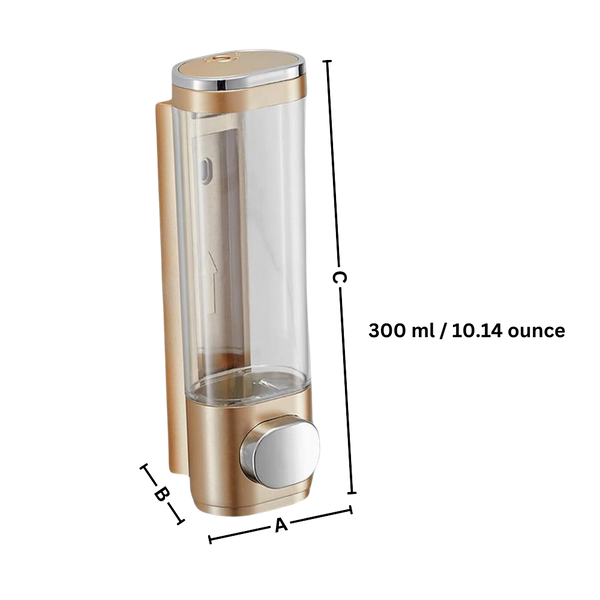 Wall Mounted Soap Dispenser With Water Resistant Leak Proof Control