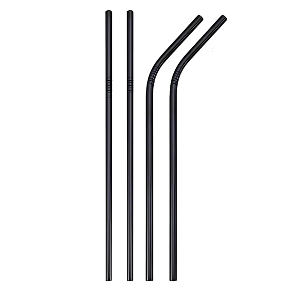 Easy Cleaning Stainless Steel Drinking Straw Set With Brushes And Bag