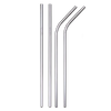 Easy Cleaning Stainless Steel Drinking Straw Set With Brushes And Bag