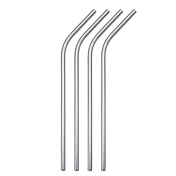Easy Cleaning Stainless Steel Drinking Straw Set With Brushes And Bag