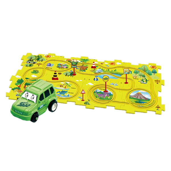 Educational Electric Car Track Set For Creative STEM Play