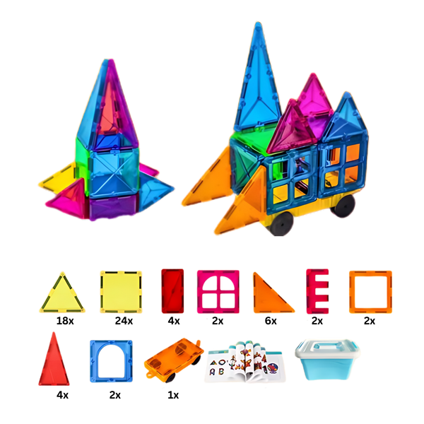 Educational Magnetic Building Blocks For Kids Promote Creative Teamwork