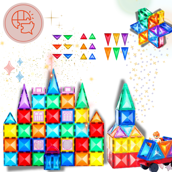 Educational Magnetic Building Blocks For Kids Promote Creative Teamwork