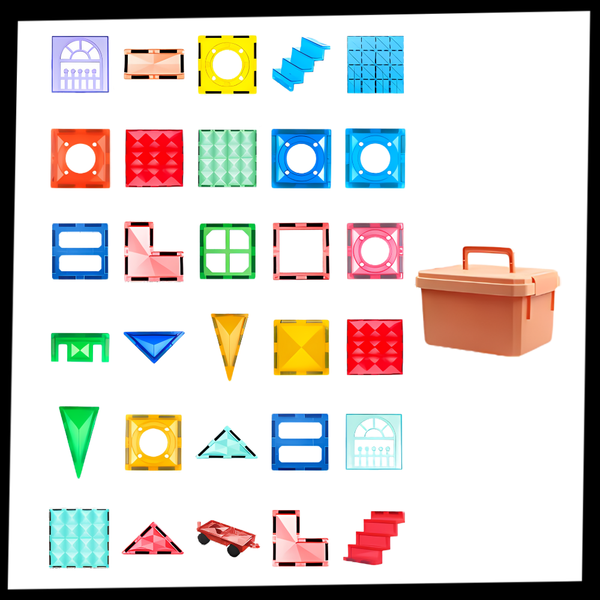 Educational Magnetic Building Blocks For Kids Promote Creative Teamwork