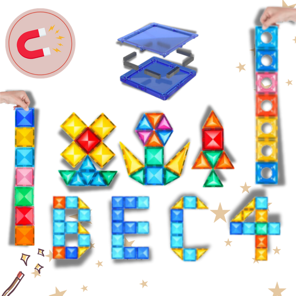 Educational Magnetic Building Blocks For Kids Promote Creative Teamwork