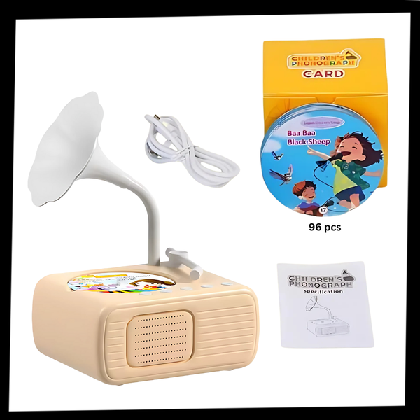 Premium Educational Retro Sound Toy for Kids With 96 Interactive Cards