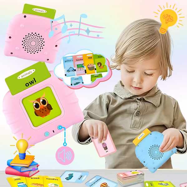 Talking Flash Cards for Speech Development Multilingual Learning Portable