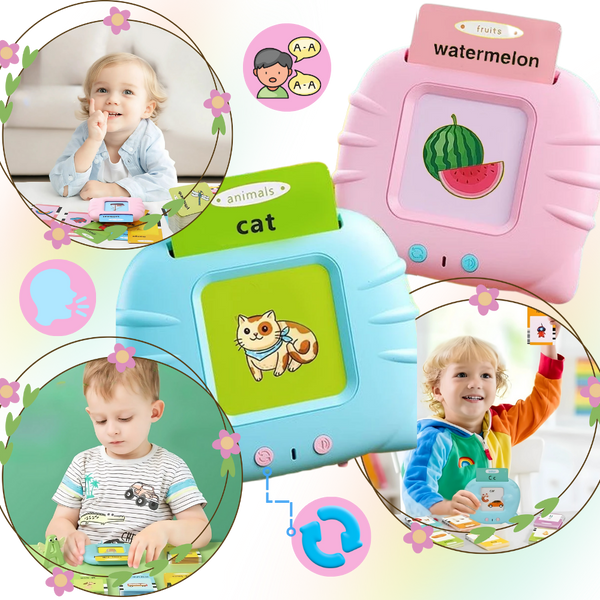 Talking Flash Cards for Speech Development Multilingual Learning Portable