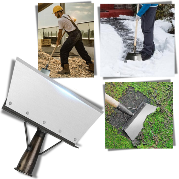 Ergonomic Garden Shovel for Easy Weeding and Debris Cleanup