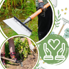 Ergonomic Garden Shovel for Easy Weeding and Debris Cleanup