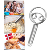 Premium Stainless Dough Whisk With 3 Coil Design For Effortless Mixing
