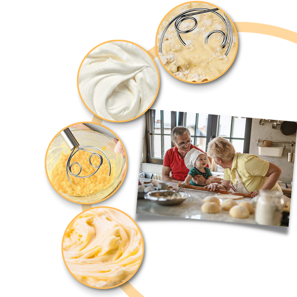 Premium Stainless Dough Whisk With 3 Coil Design For Effortless Mixing