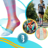 Premium Wide-Calf Open Toe Compression Sock Daily Leg Comfort