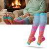 Premium Wide-Calf Open Toe Compression Sock Daily Leg Comfort
