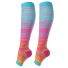 Premium Wide-Calf Open Toe Compression Sock Daily Leg Comfort