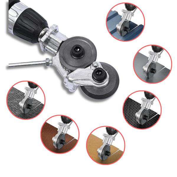 Electric Drill Plate Cutter Kit For Smooth And Precise Cutting