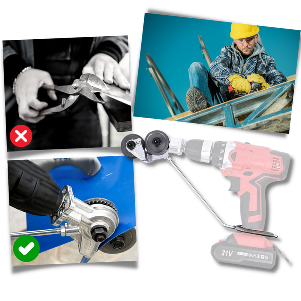 Electric Drill Plate Cutter Kit For Smooth And Precise Cutting