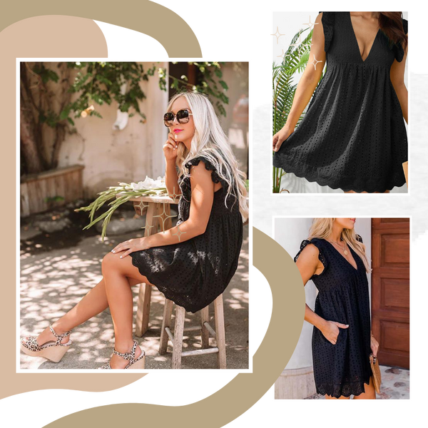 Broderie Anglaise Cotton Dress For Effortless Summer Style