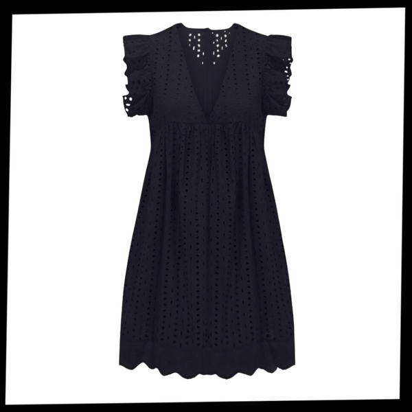Broderie Anglaise Cotton Dress For Effortless Summer Style